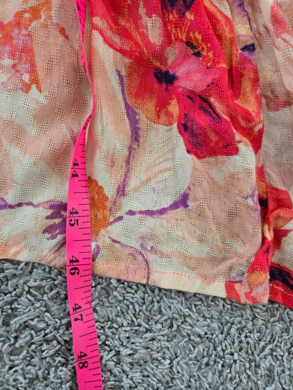 Nurture by Westbound  boho-chic botanical floral midi dress. Medium